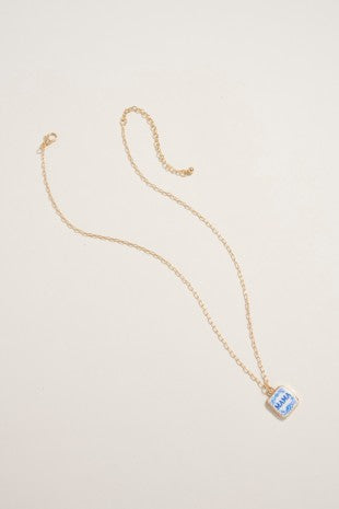 Mama Pendant Necklace