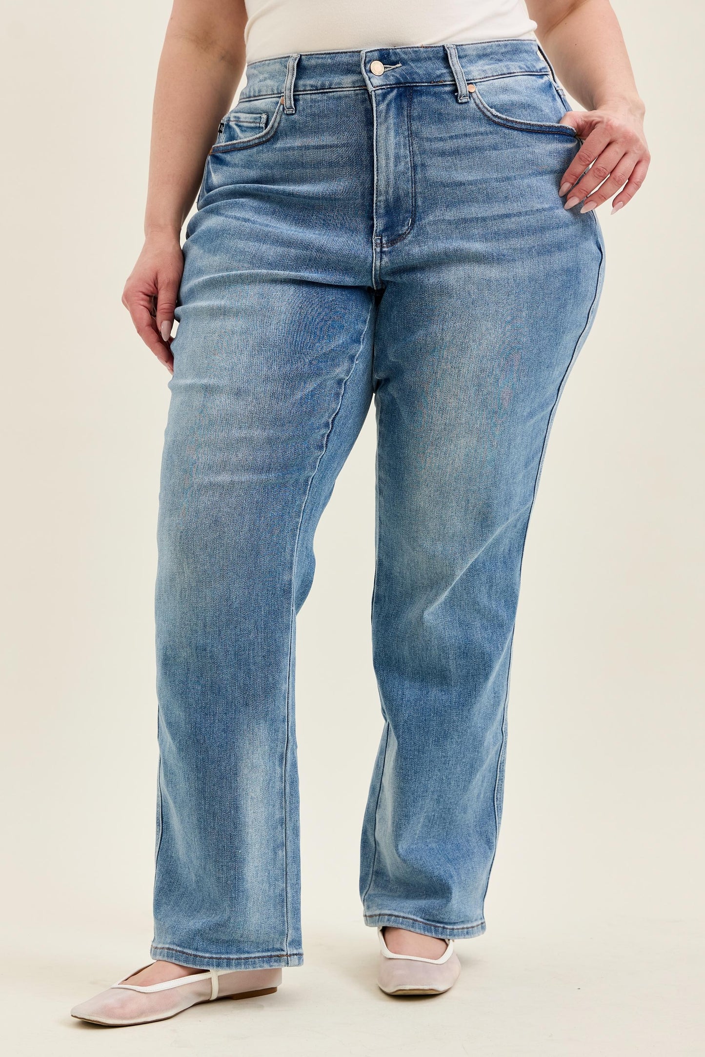 HW Tummy Control Wash Straight