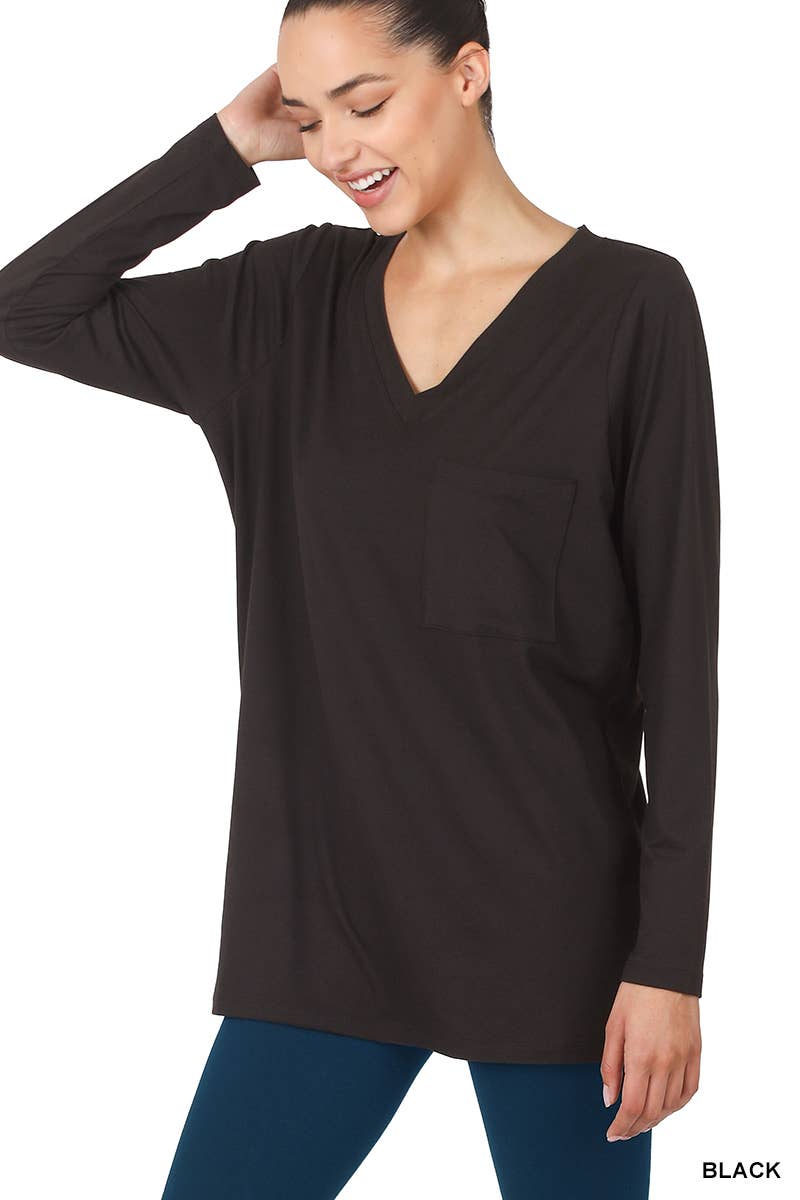 Front Pocket Top - Zenana