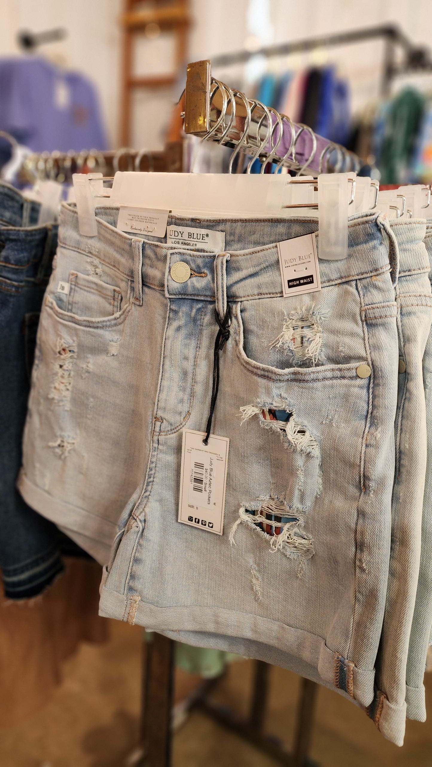 Judy Blue Aztec Pockets