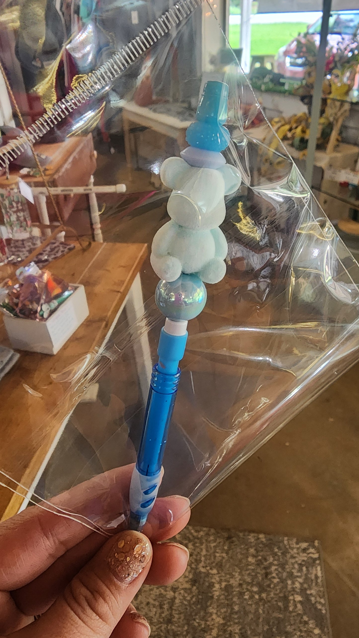Mechanical Pencil With Unique Beading