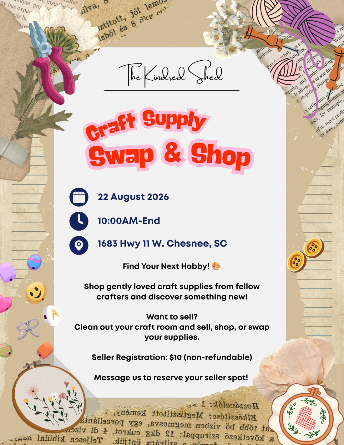 Craft Supply Swap & Shop