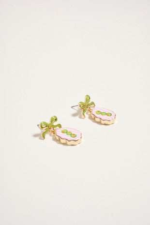 Vintage Fruit Tile Earrings