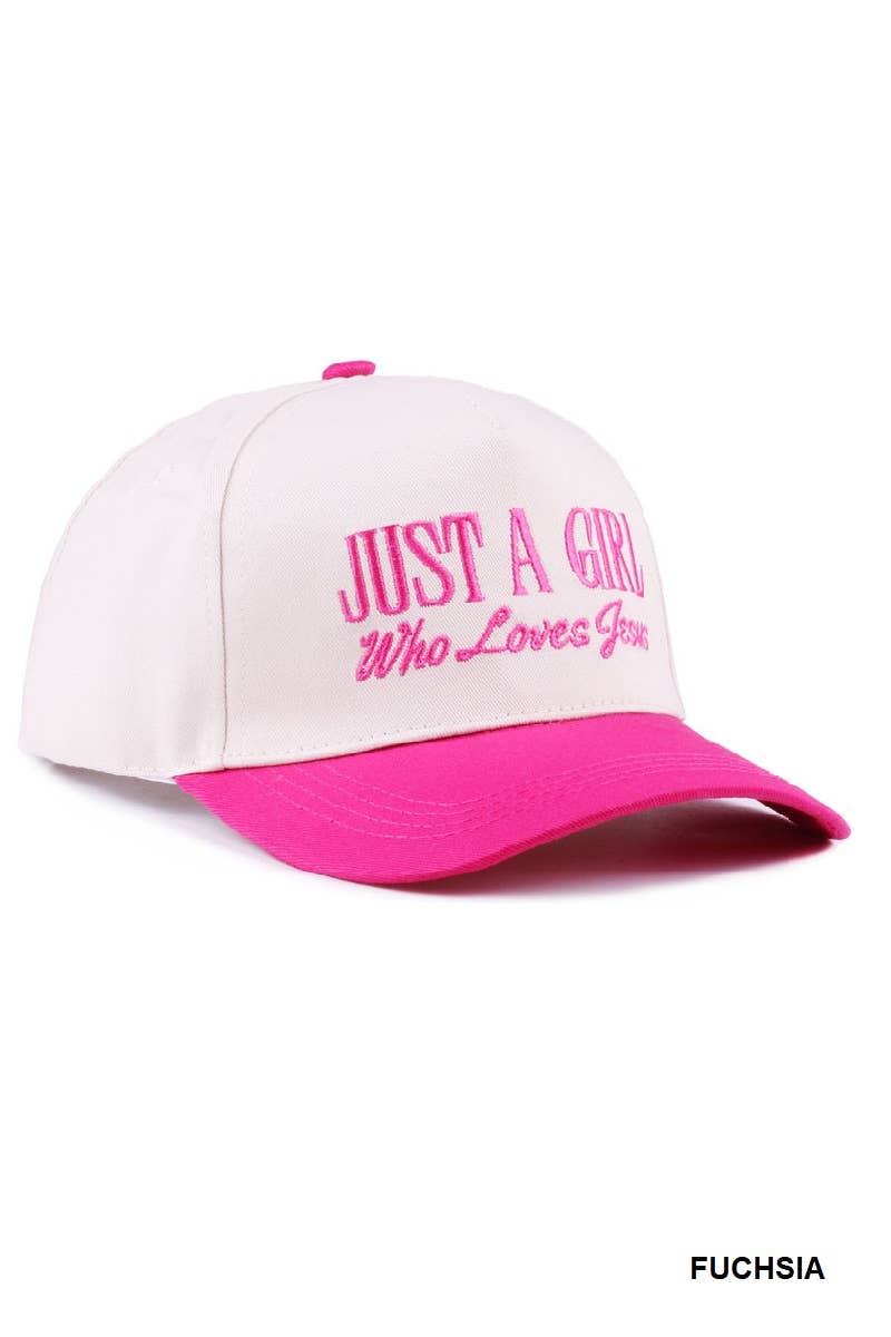 Just A Girl Who Loves Jesus Hat