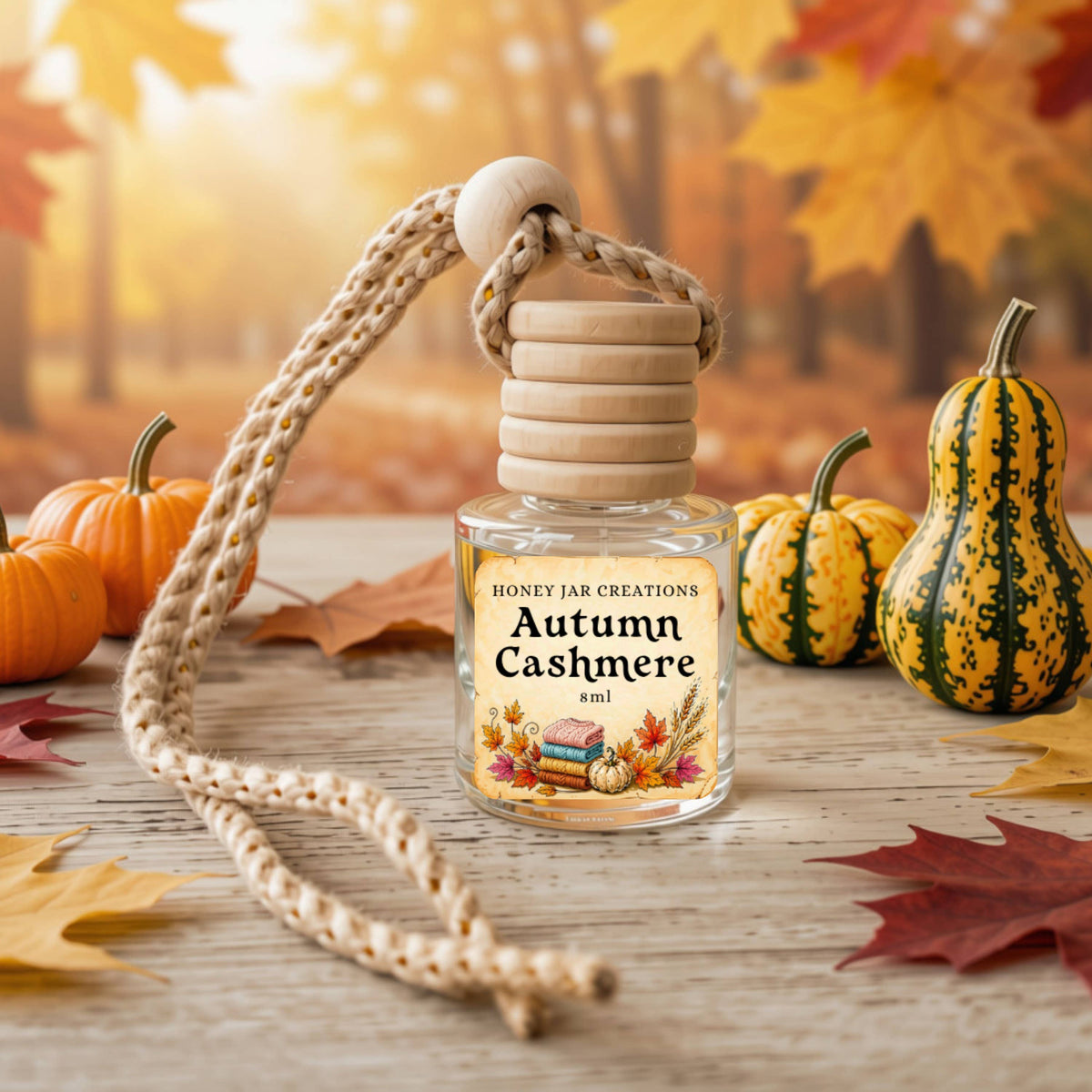 Autumn Cashmere | Fall-Inspired | Hanging Car Diffuser