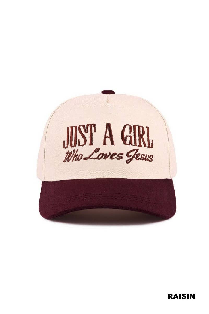 Just A Girl Who Loves Jesus Hat