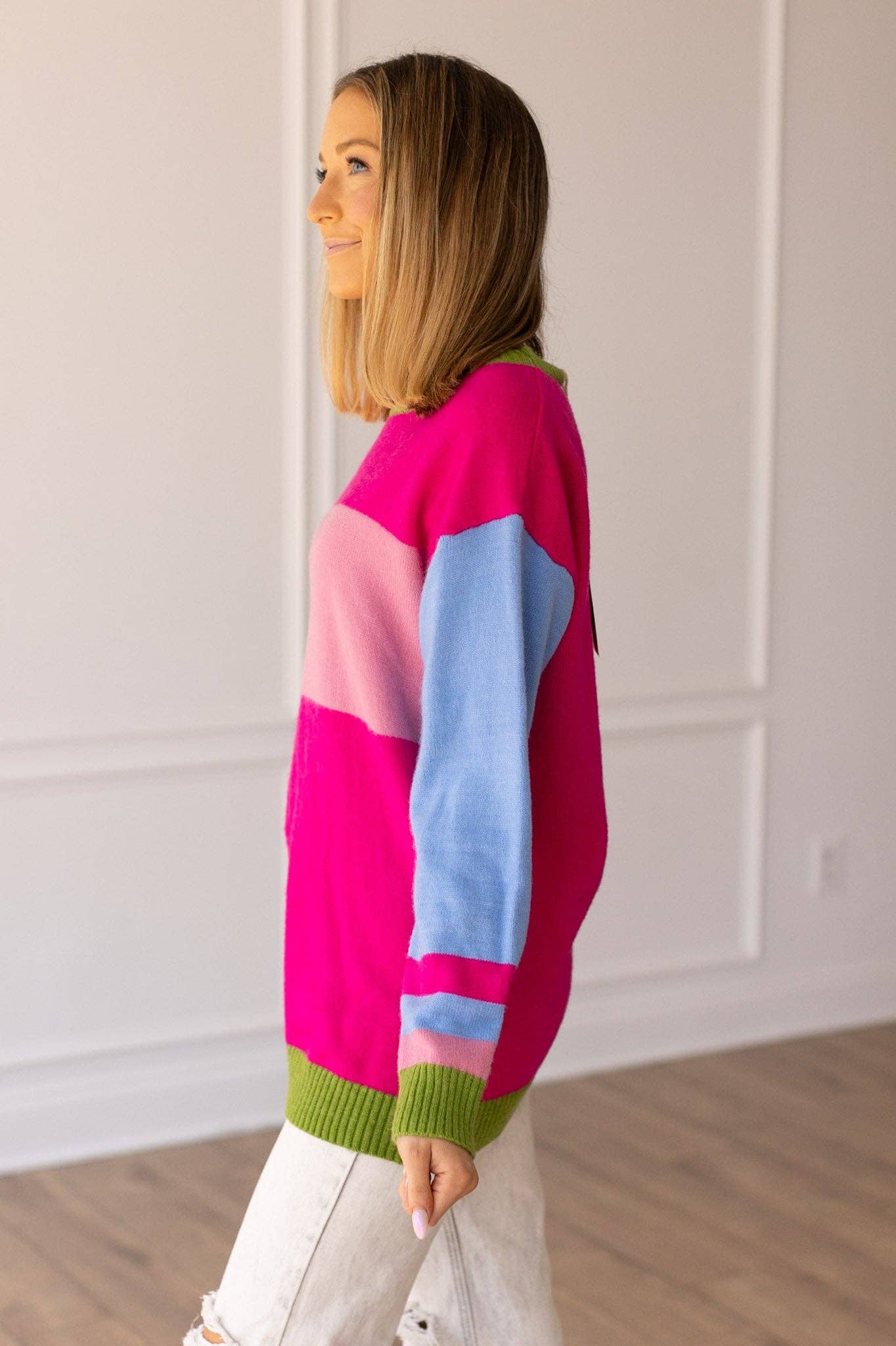 Boldly Striped Oversized Sweater SALE!