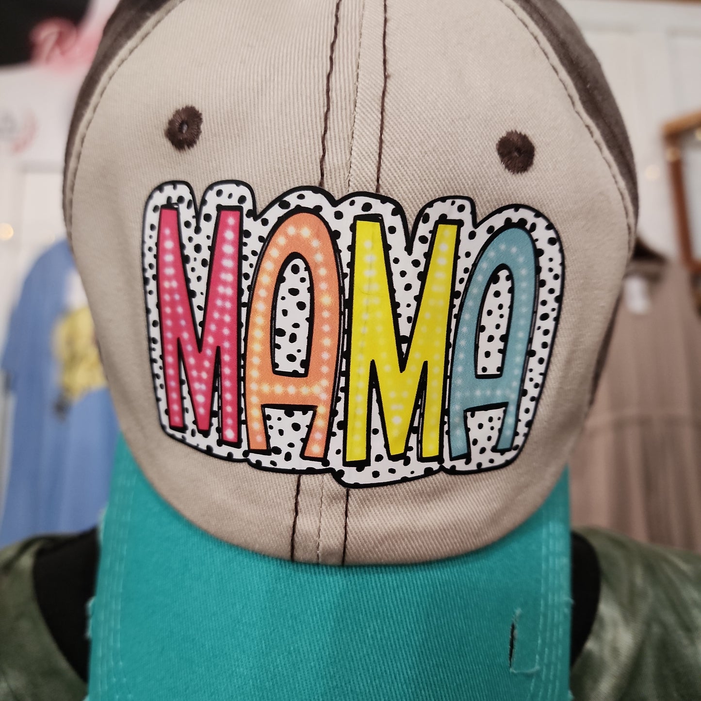 Mama Hat For The Beach, Lake, Pool, And Games