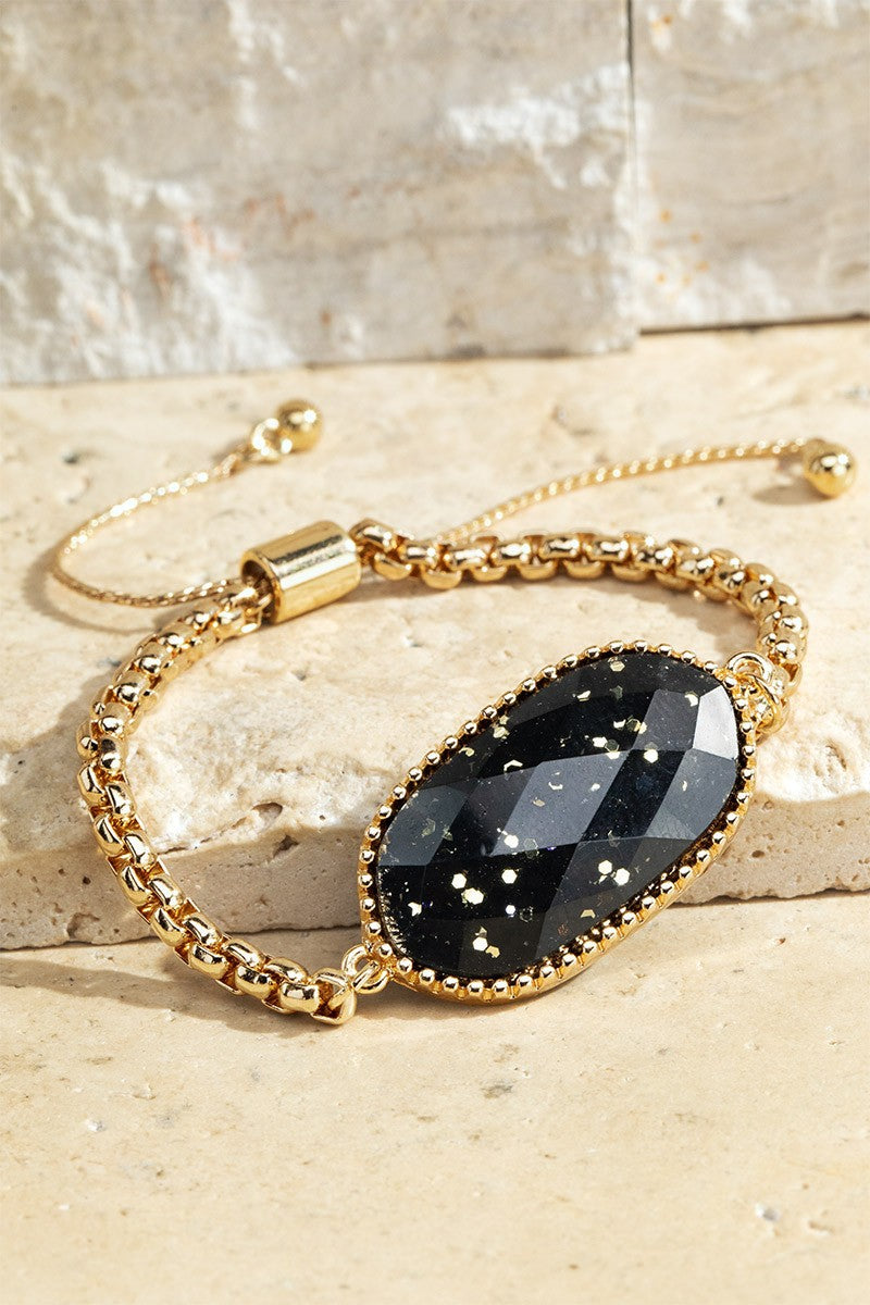 Glitter Acrylic Adjustable Bracelet