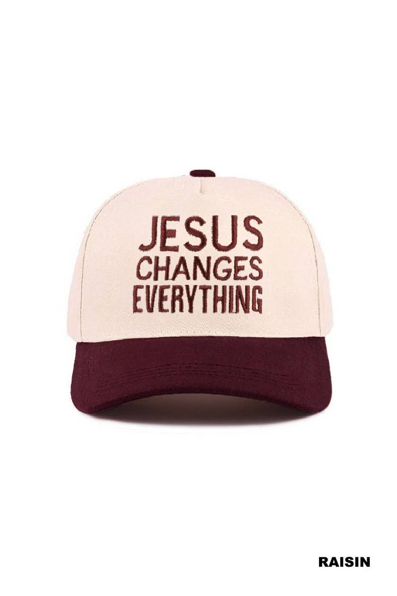 Jesus Changes Everything Hat