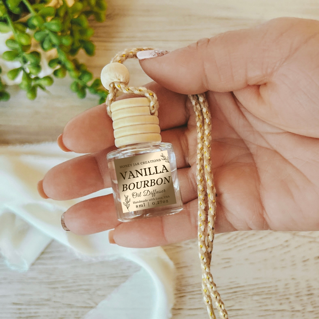 Hanging Car Diffusers | Vanilla Bourbon | Made in USA