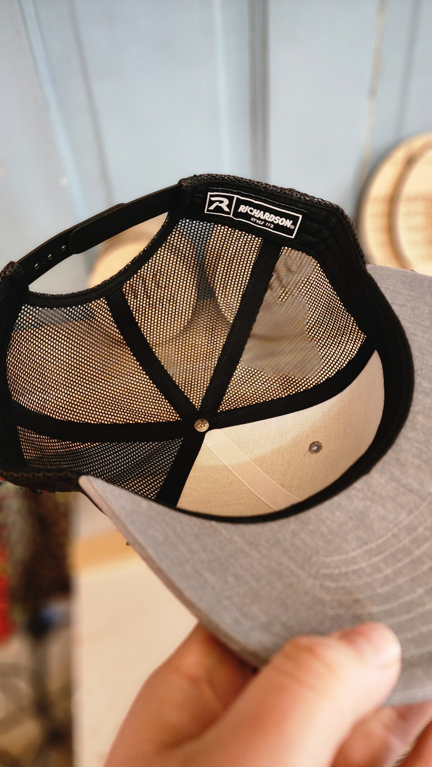 Leather Patch Richardson Hats. Adjustable.