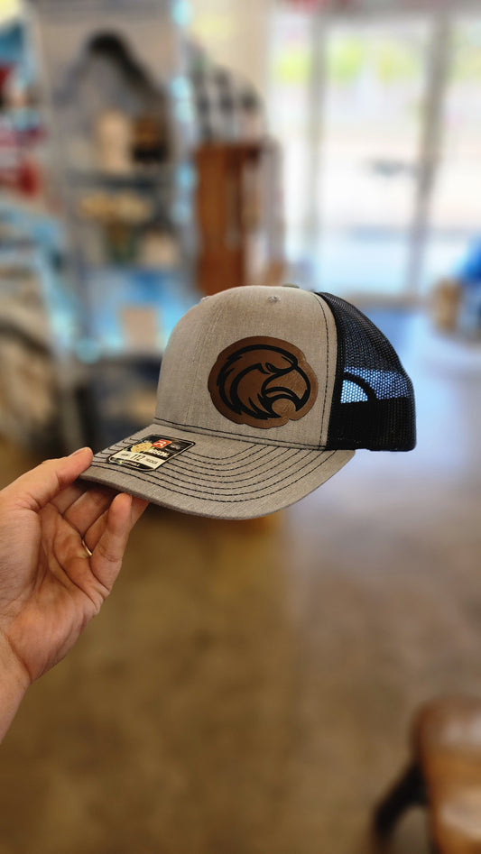 Leather Patch Richardson Hats. Adjustable.