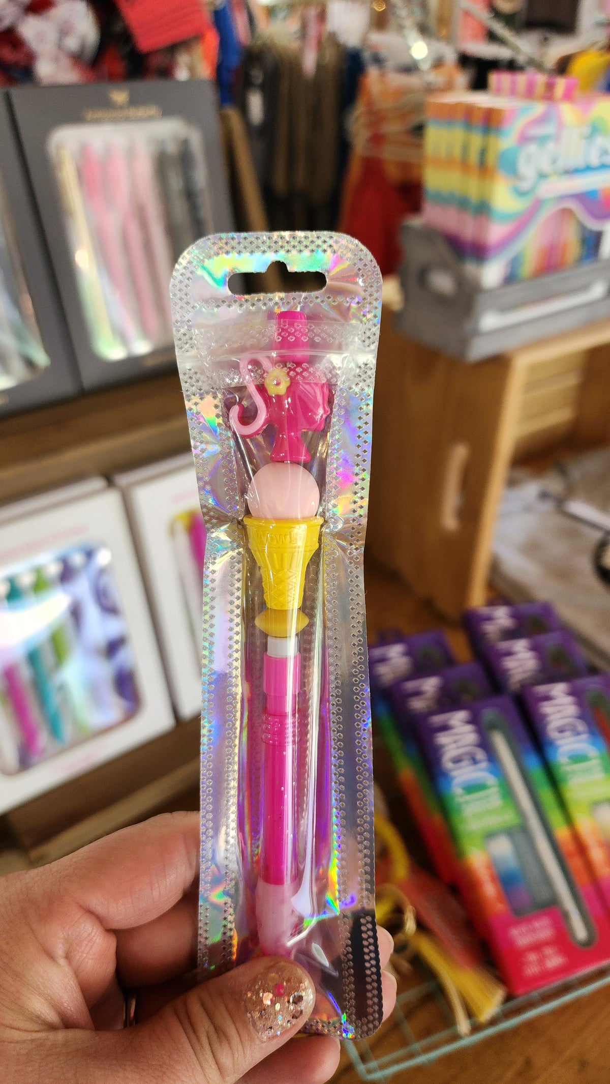 Mechanical Pencil With Unique Beading