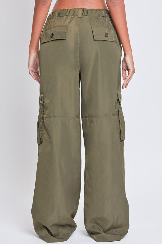 Junior Relaxed Nylon Cargo Pants YMI