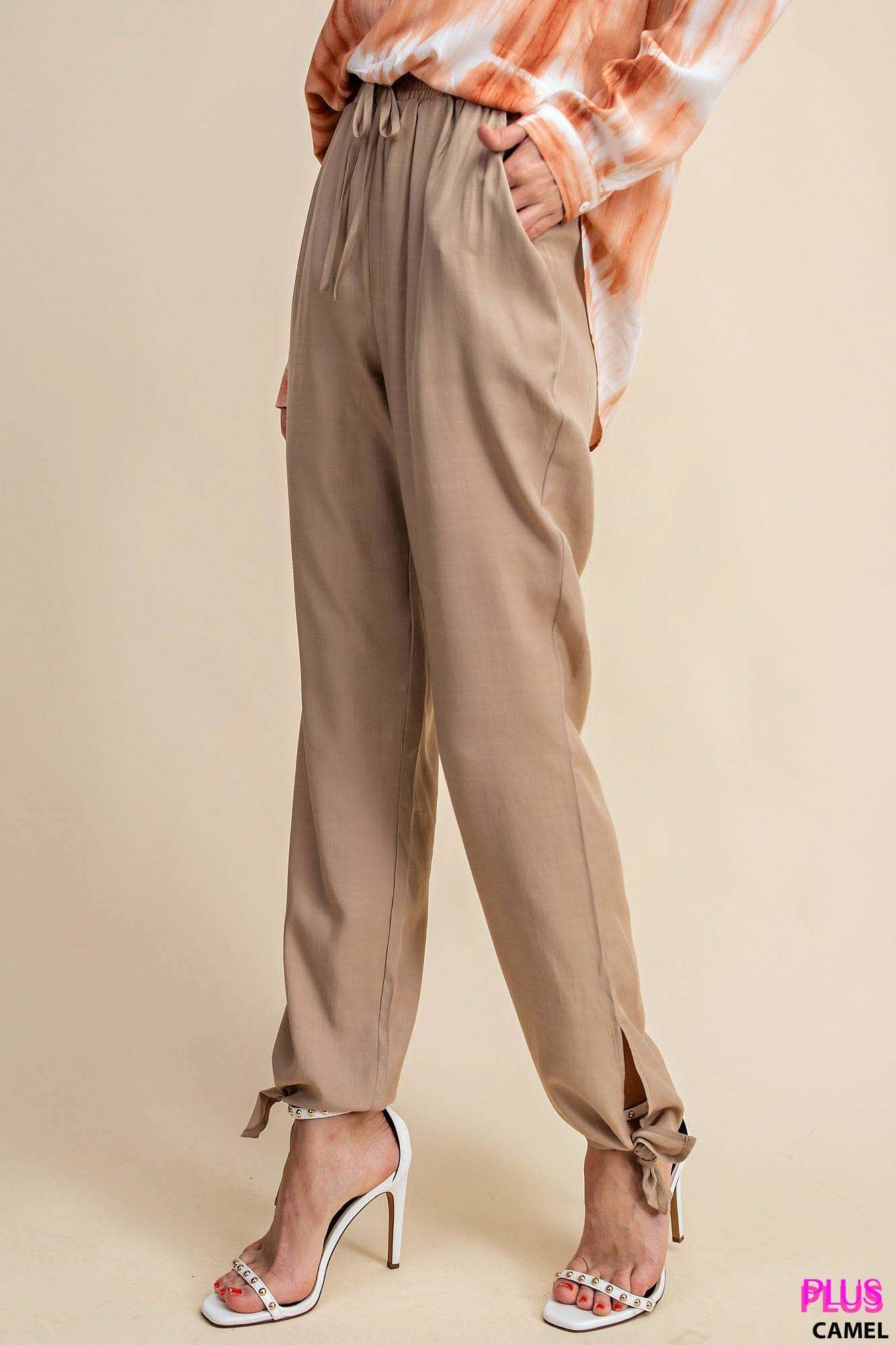 Flowy Bottoms With Tied Ankles