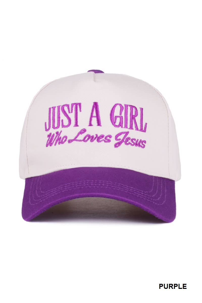 Just A Girl Who Loves Jesus Hat
