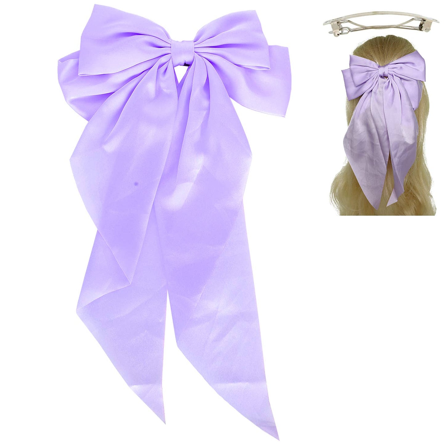 Coquette Bow Barrette Hair Clip