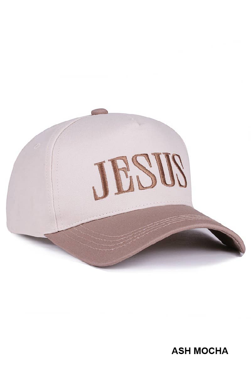 Jesus `Two Tone Canvas Cotton Cap