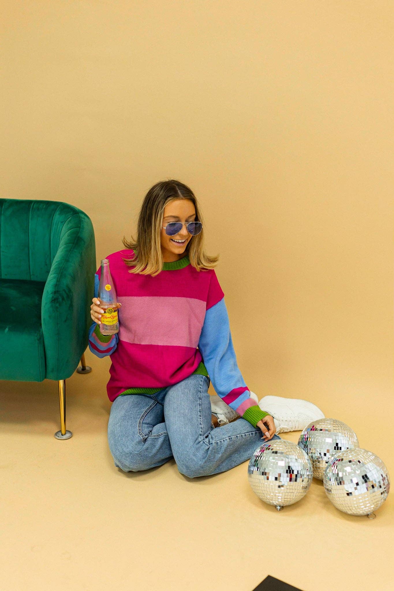 Boldly Striped Oversized Sweater SALE!