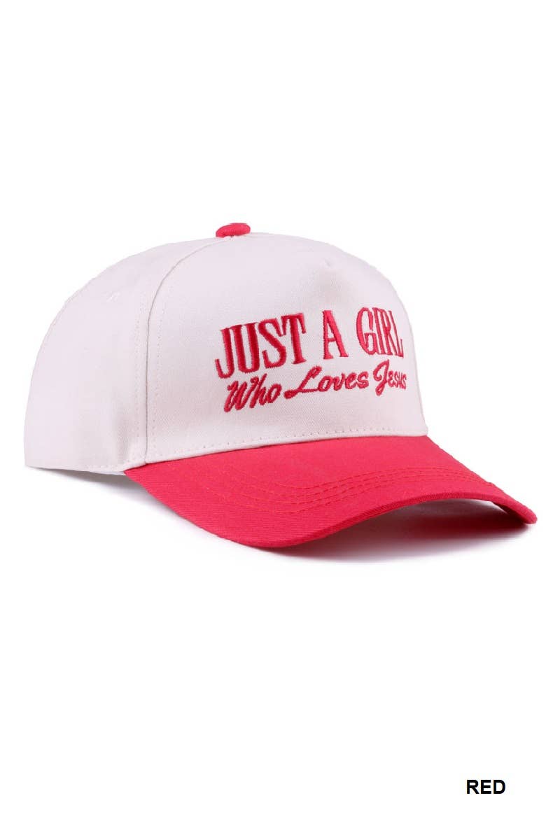Just A Girl Who Loves Jesus Hat
