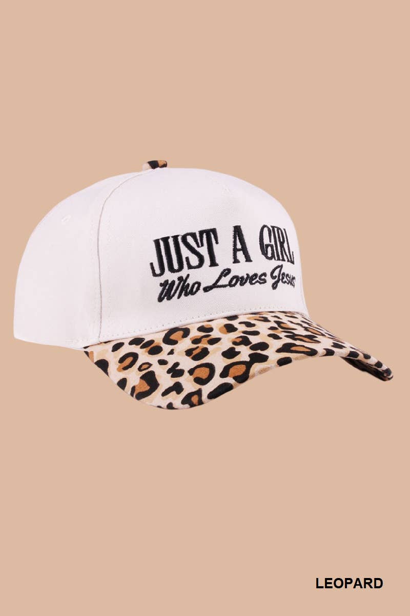 Just A Girl Who Loves Jesus Hat