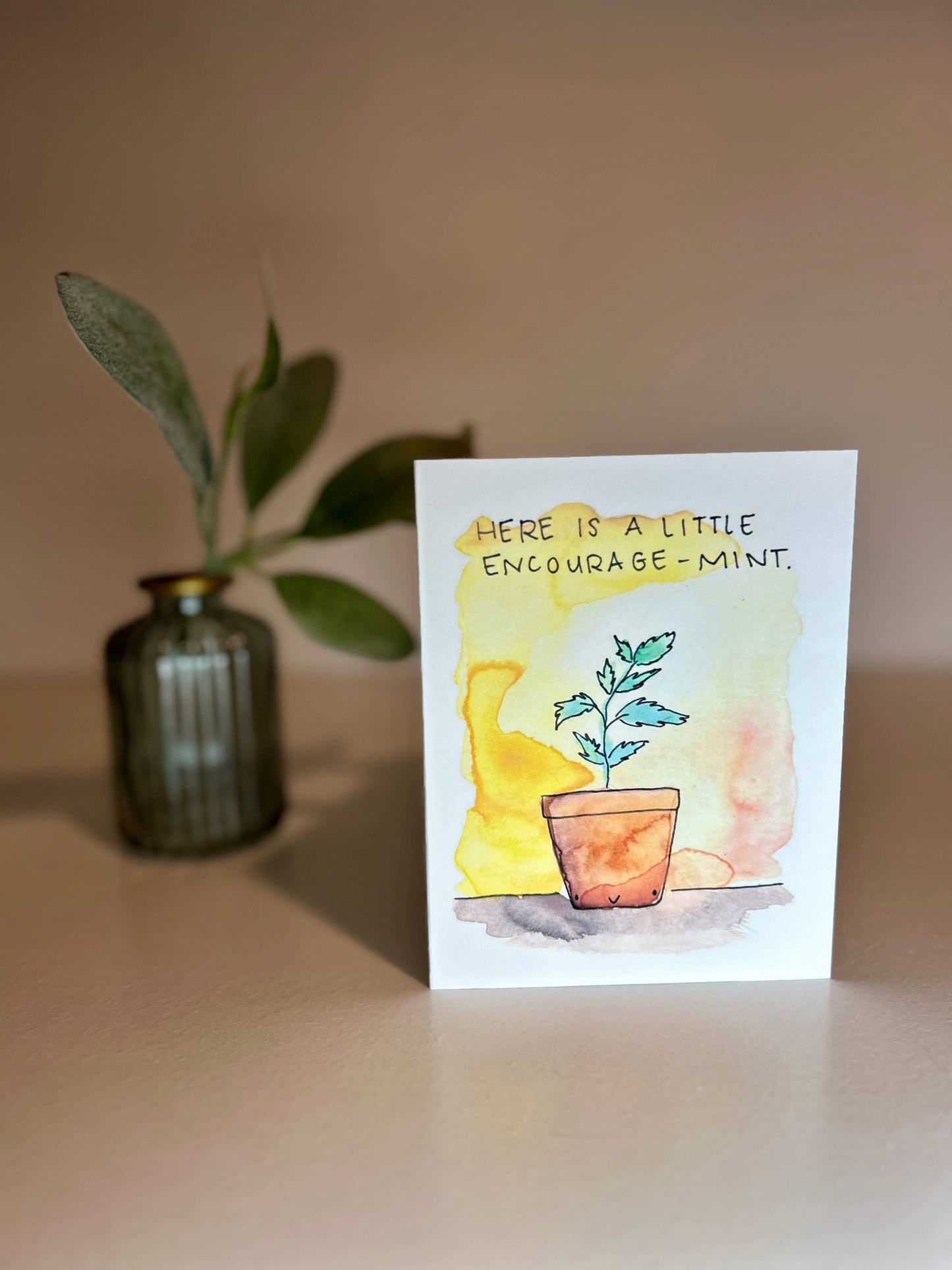 Positive Plants 🪴  Encouragement Card