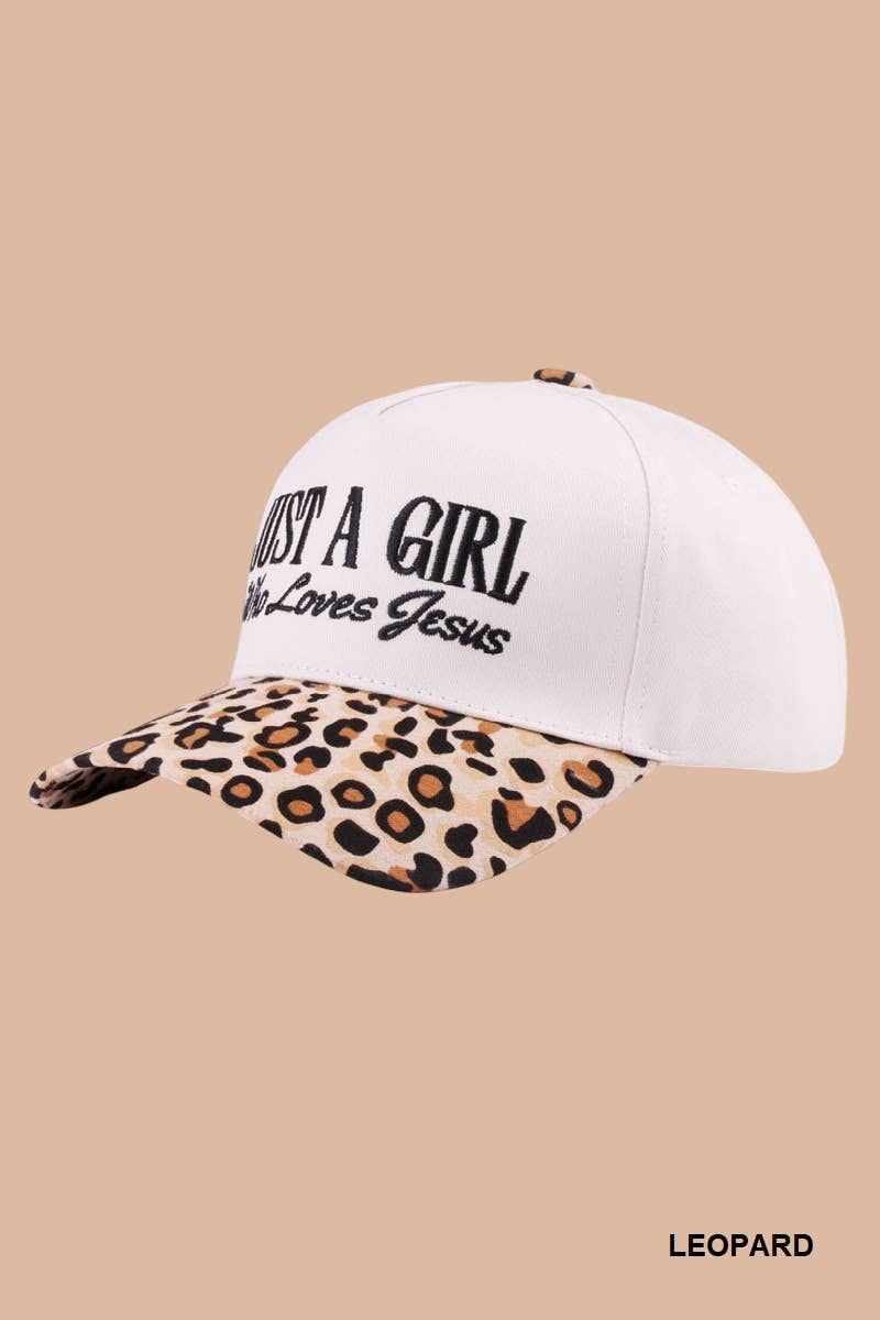 Just A Girl Who Loves Jesus Hat