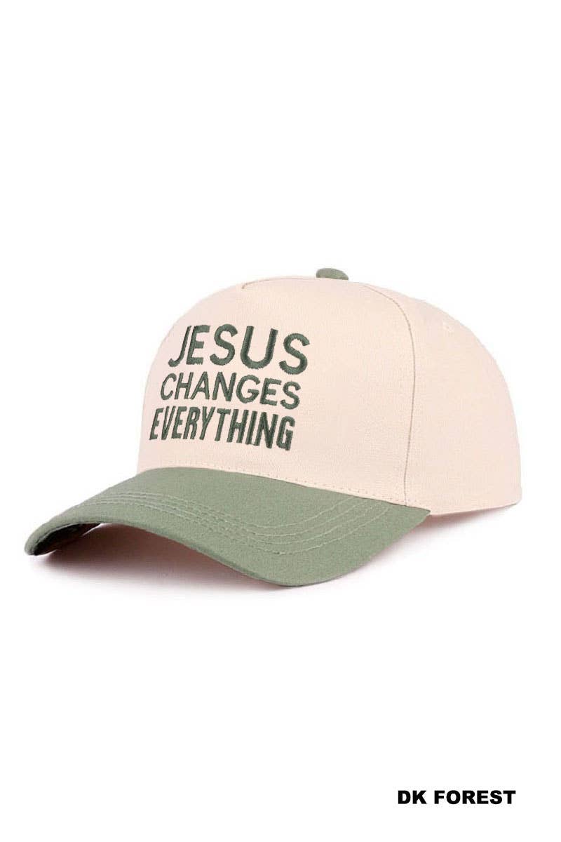 Jesus Changes Everything Hat