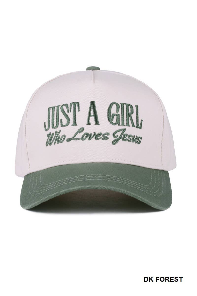 Just A Girl Who Loves Jesus Hat