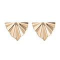 18k Gold Filled Wavy Earring