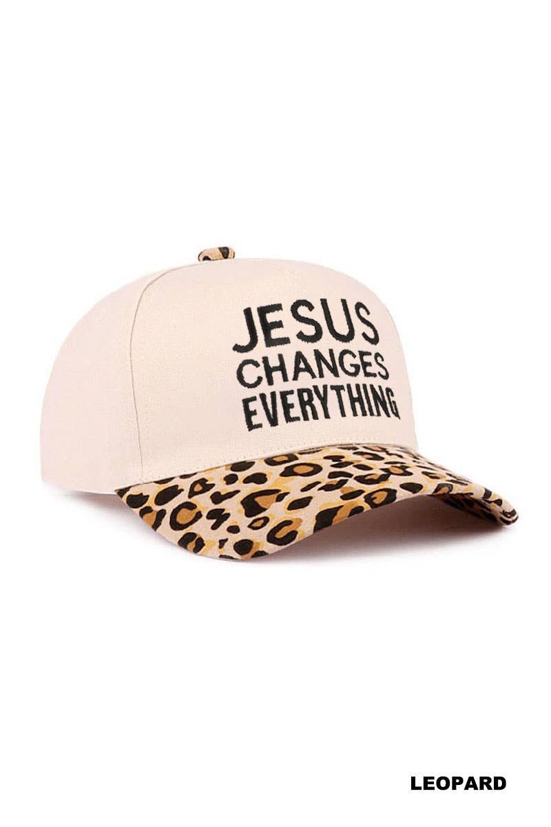 Jesus Changes Everything Hat