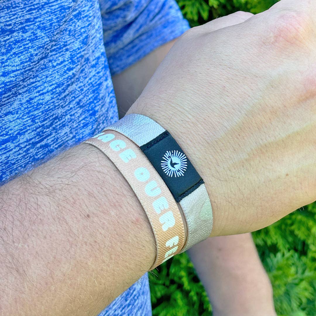 Courage Over Fear NFC Positivity Bracelet