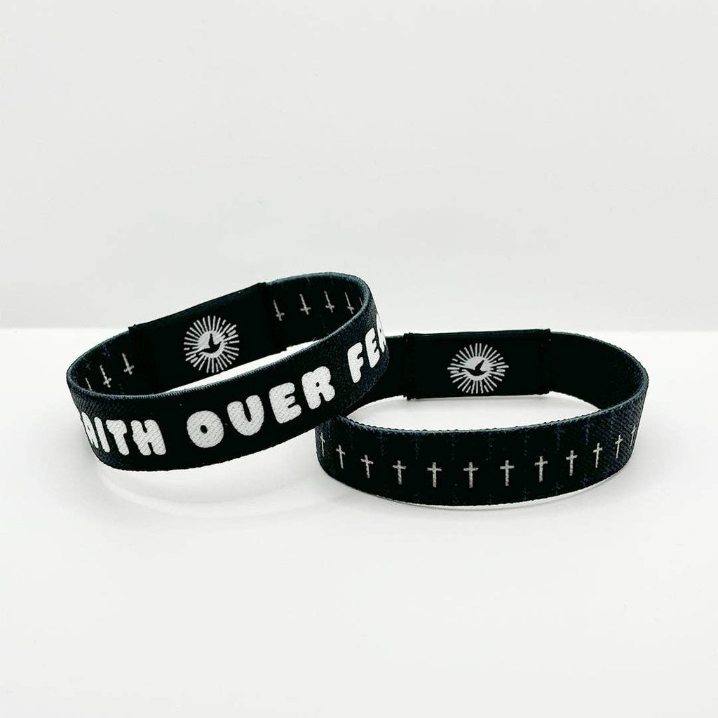 Faith Over Fear NFC Bible Verse Bracelet