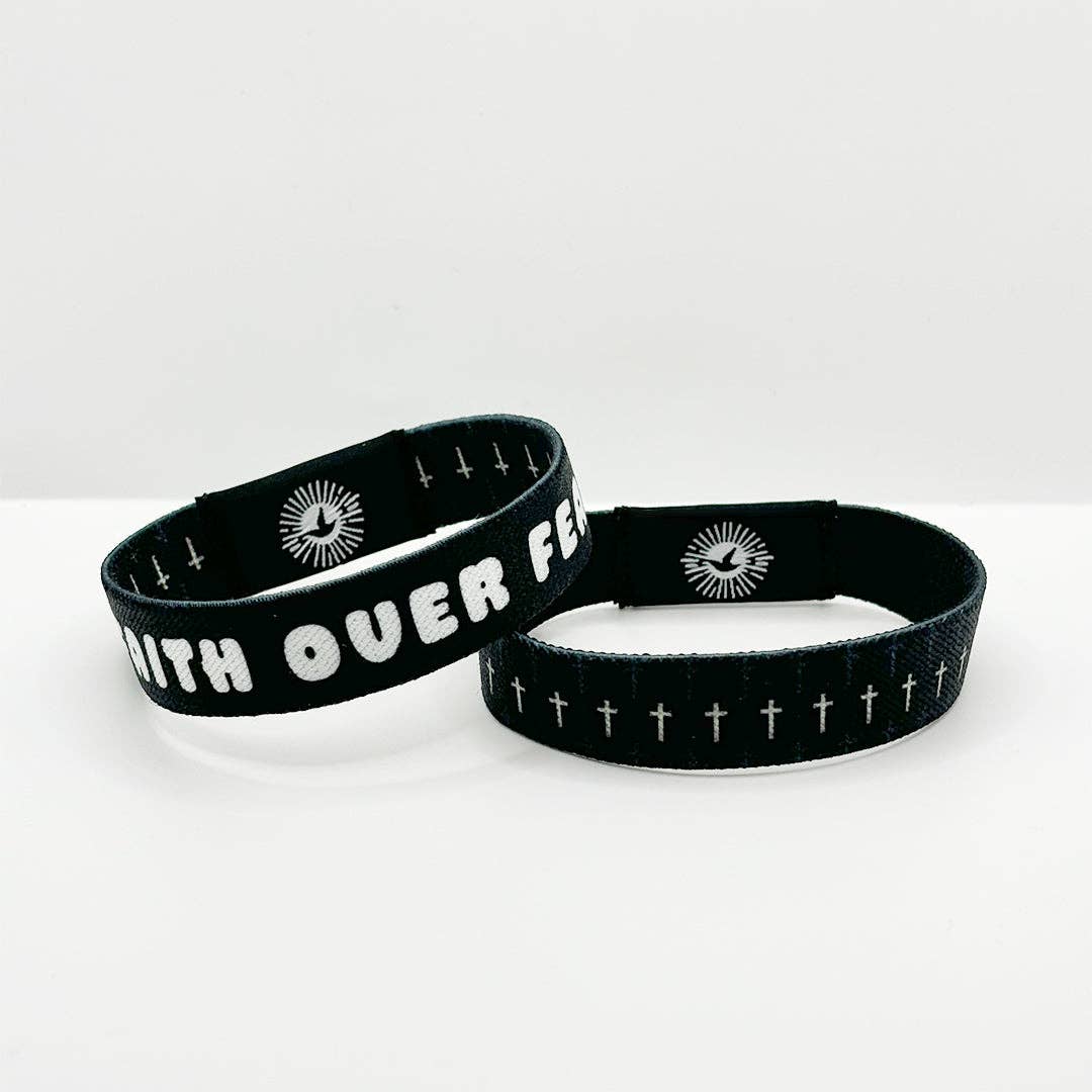 Faith Over Fear NFC Bible Verse Bracelet