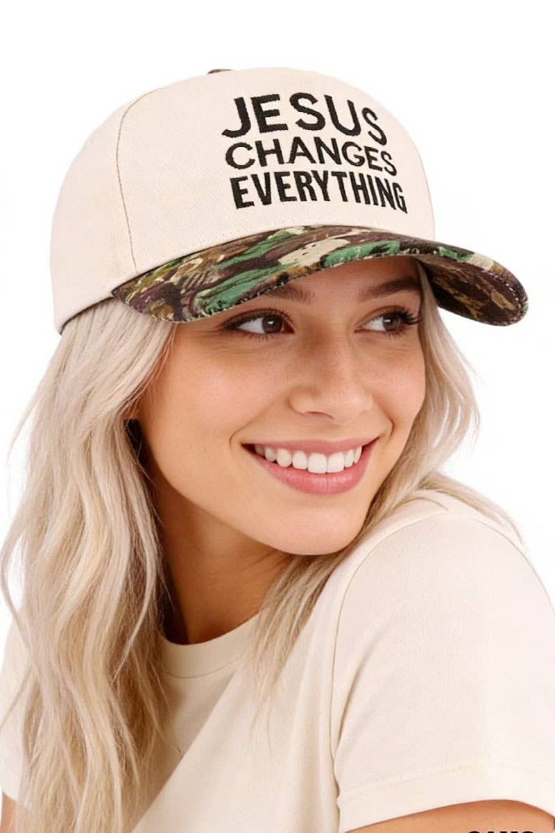 Jesus Changes Everything Hat