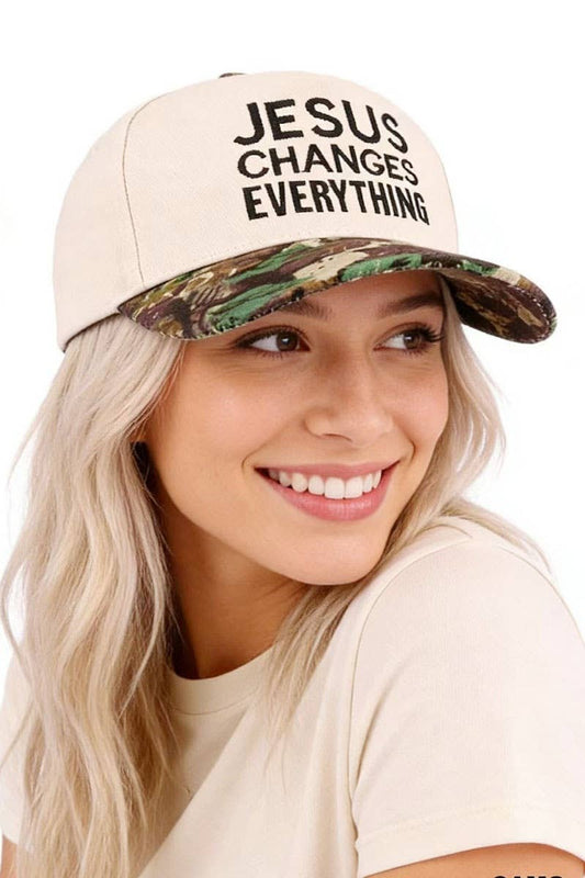 Jesus Changes Everything Hat