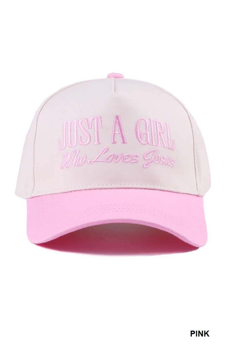 Just A Girl Who Loves Jesus Hat