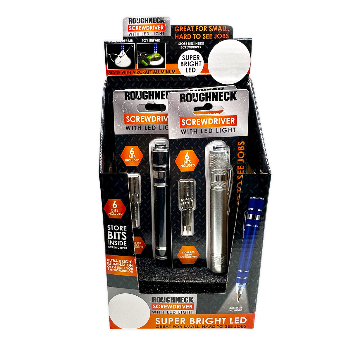 Screwdriver with LED Light