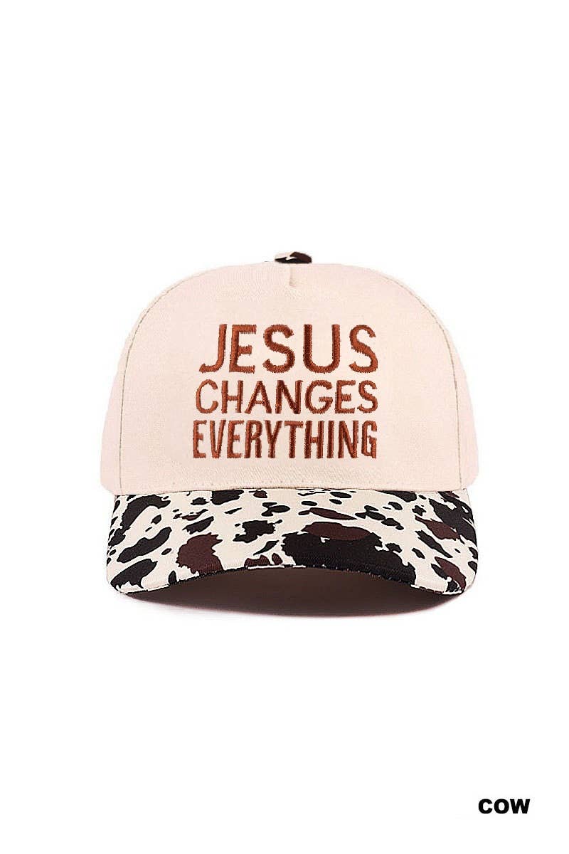 Jesus Changes Everything Hat