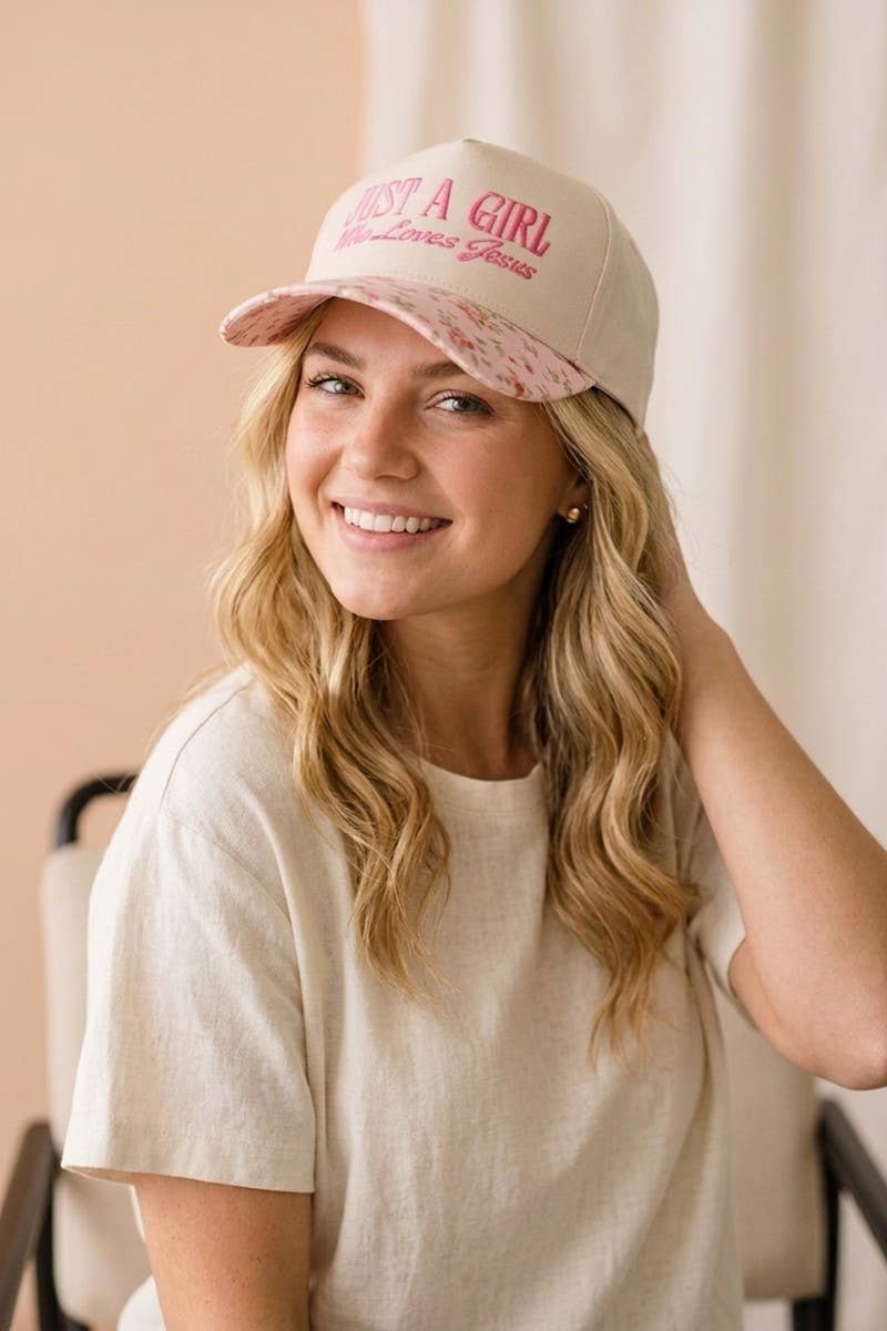 Just A Girl Who Loves Jesus Hat