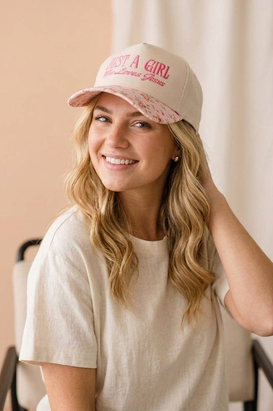 Just A Girl Who Loves Jesus Hat
