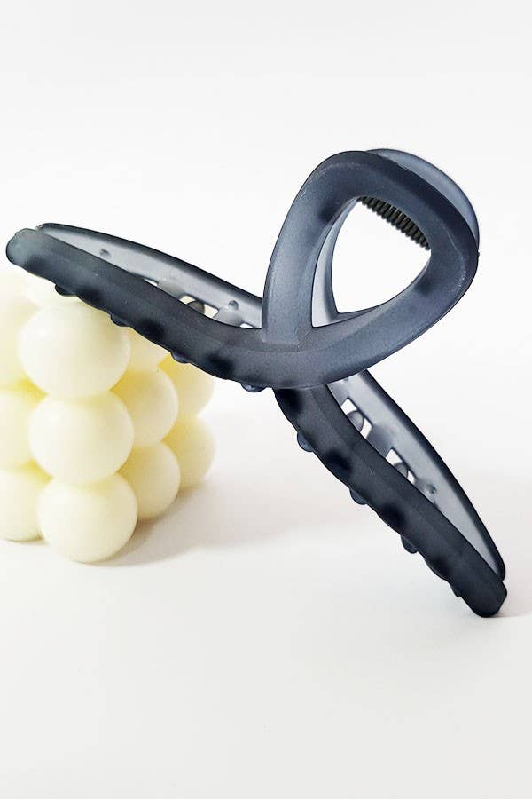 Large Translucent Hair Claw Clip