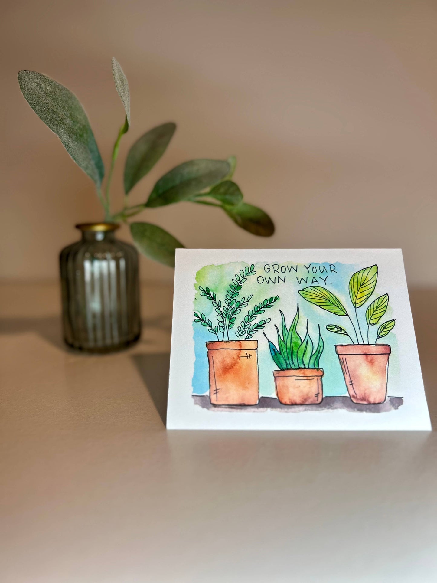 Positive Plants 🪴  Encouragement Card