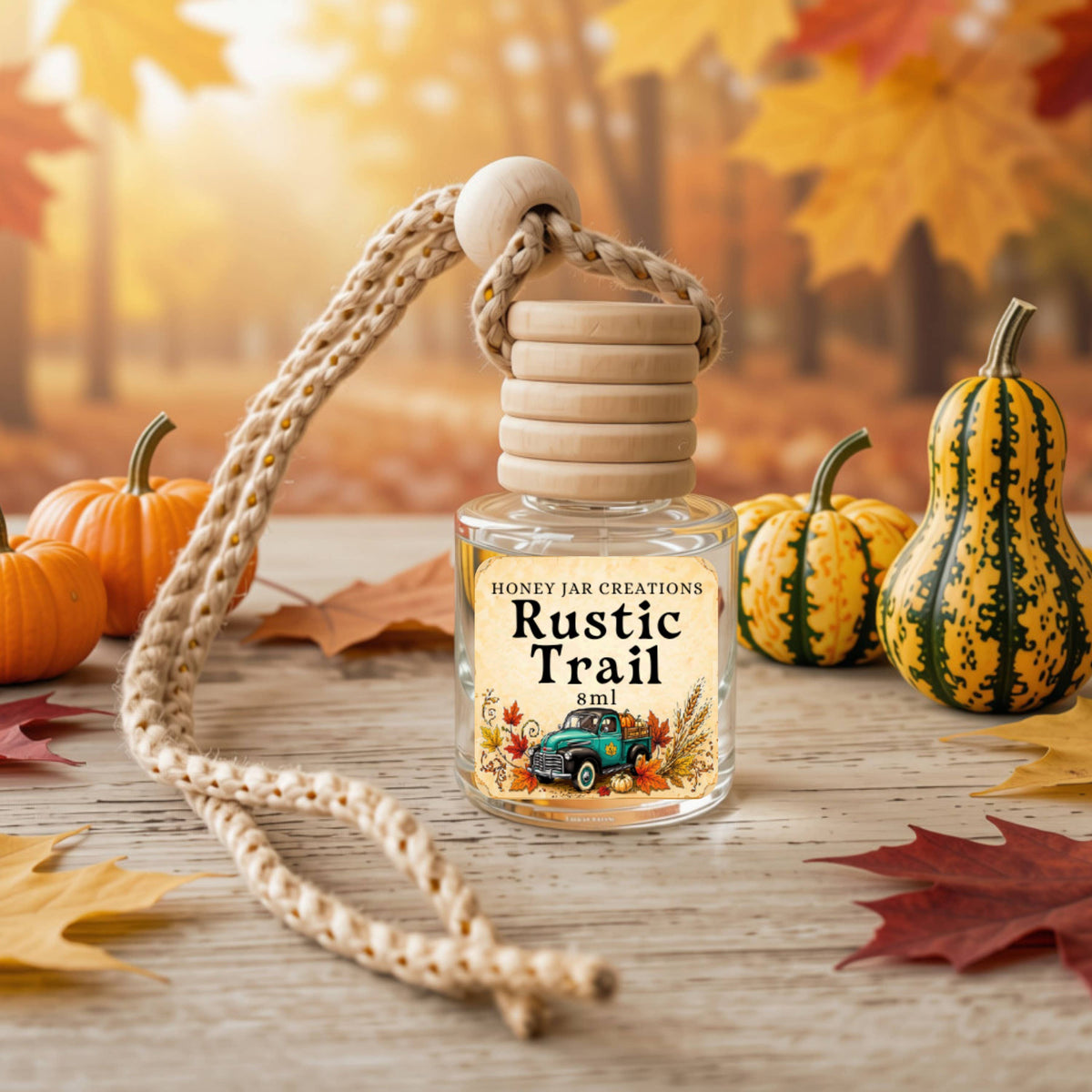 Rustic Trail | Fall-Inspired | Hanging Car Diffuser