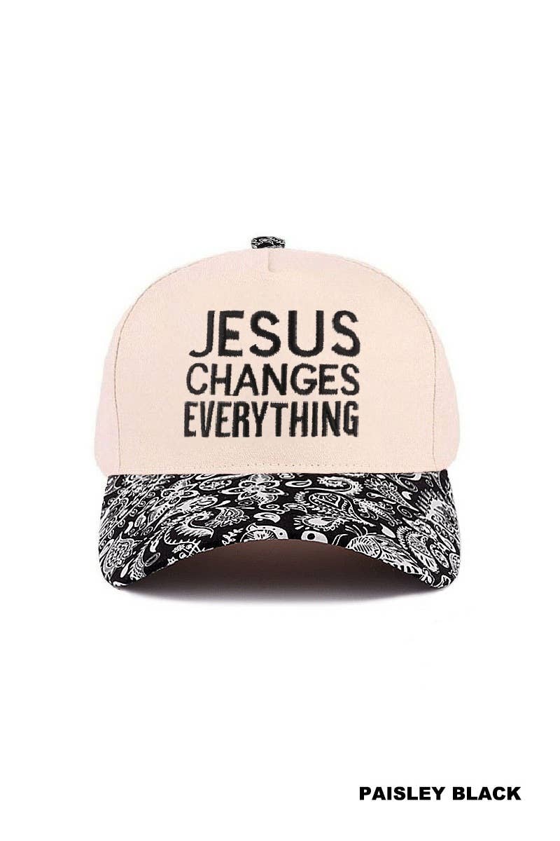 Jesus Changes Everything Hat