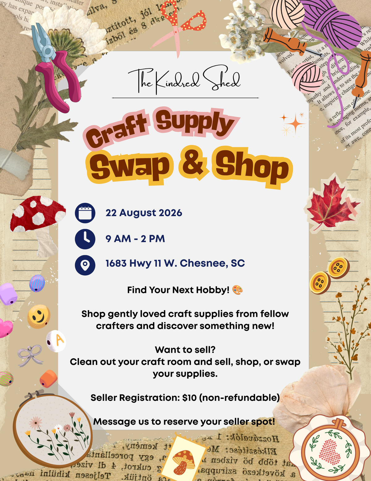 Craft Supply Swap & Shop
