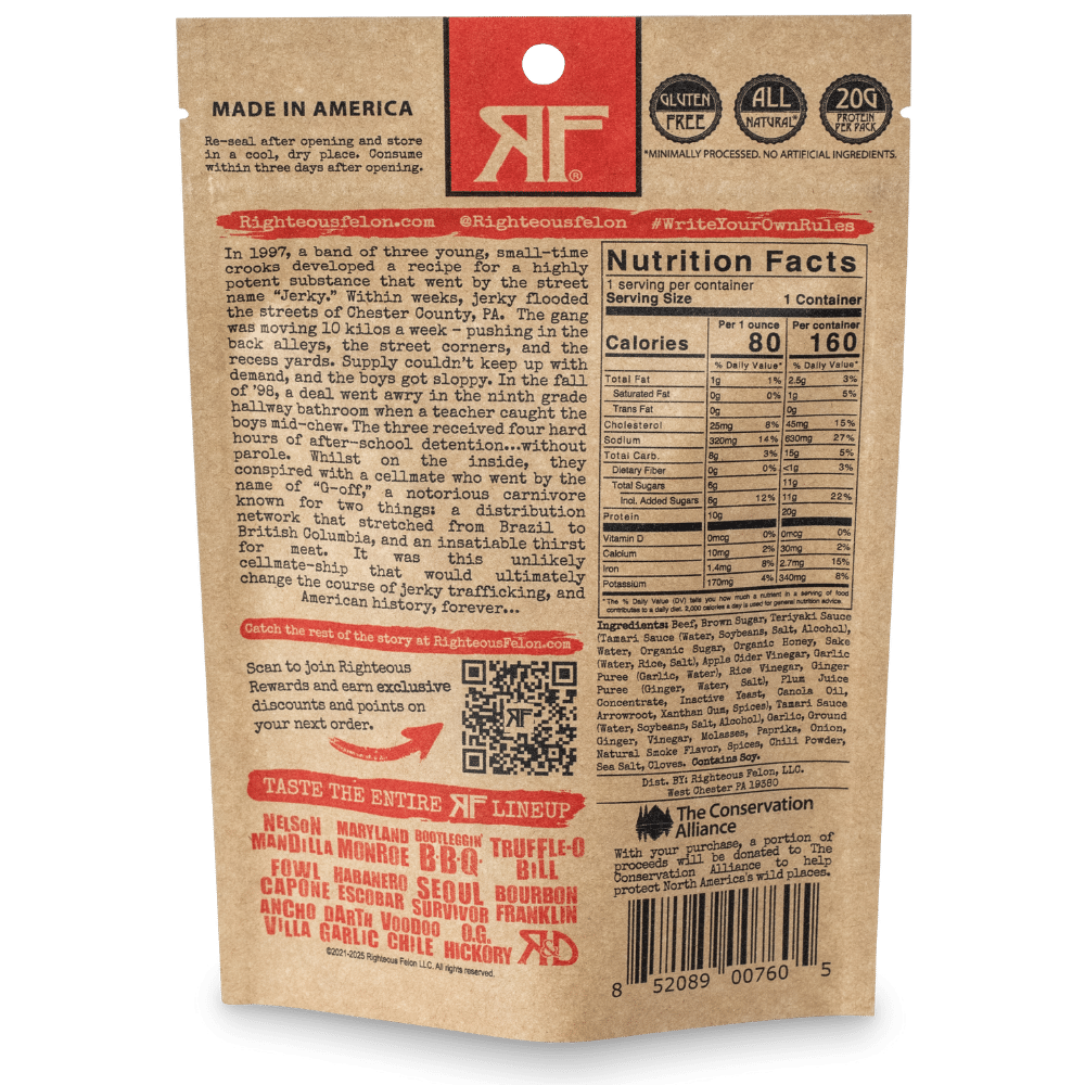 Teriyaki Balboa Jerky 2oz