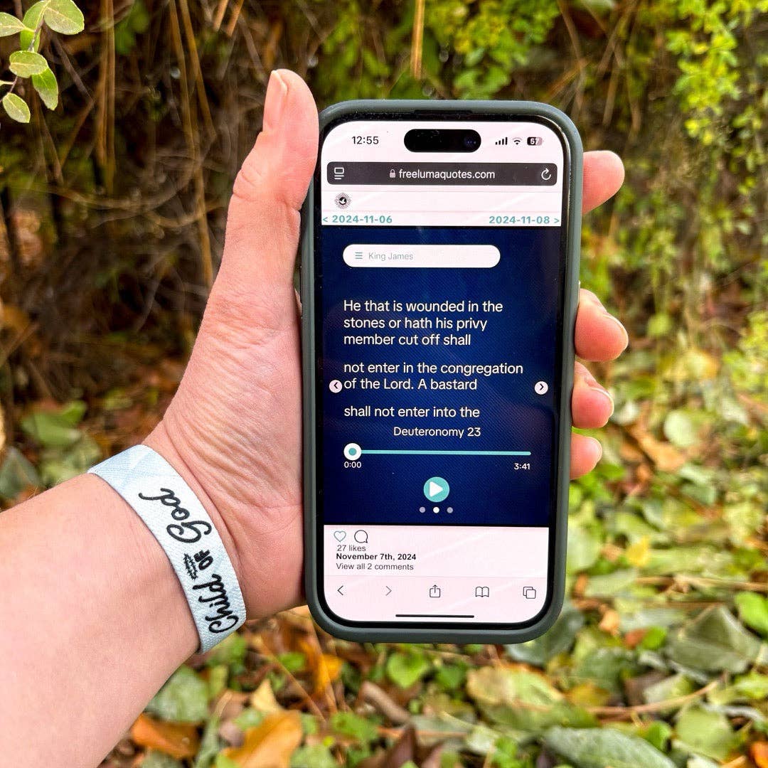 Child of God NFC Bible Verse Bracelet