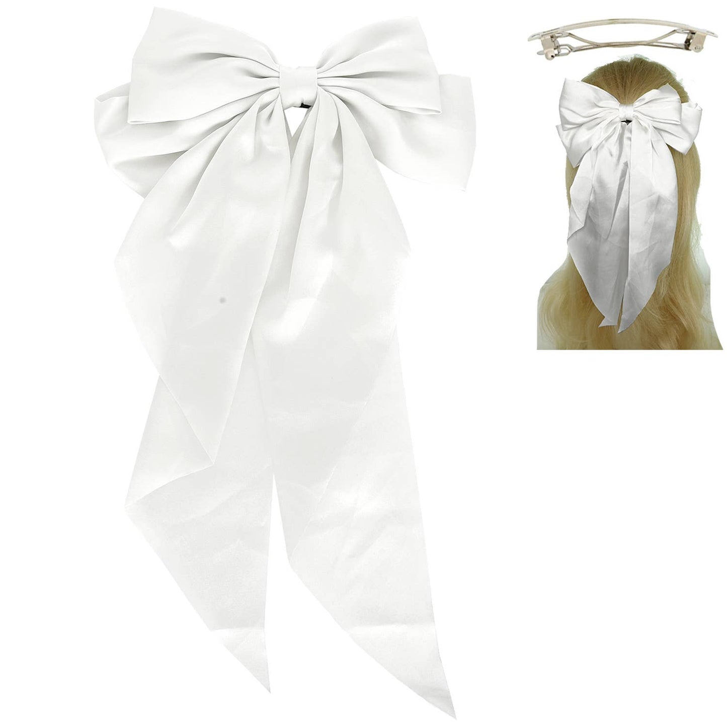 Coquette Bow Barrette Hair Clip